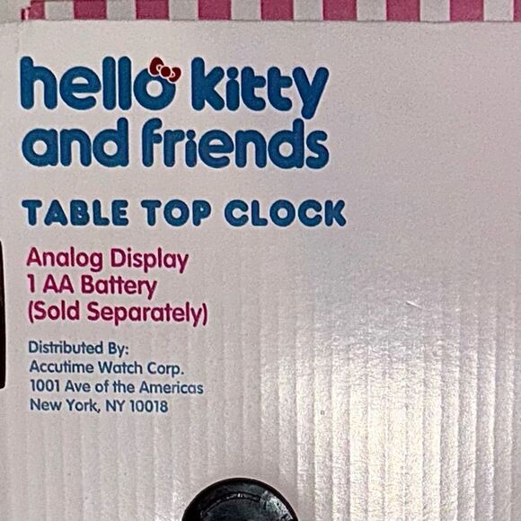 Hello Kitty & Friends Cinnamoroll Metallic Blue Table Top Analog Clock by Sanrio - Picture 7 of 8